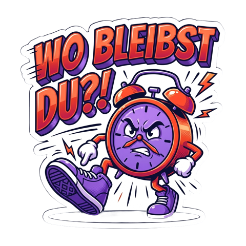 Wo bleibst du?!